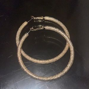 gold plated hoops